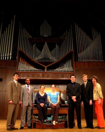Organ studio recital in the UA on 11-10-10 
